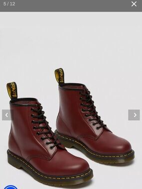 Dr. Martens 1460 Cherry Red Smooth Leather boots